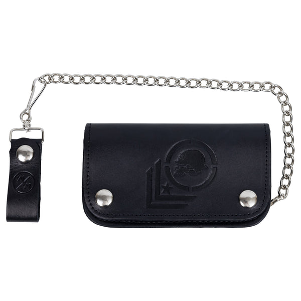 チョメリストWallet chain & leather studs Amazon.com: vogueteen Men's skull Biker Punk studded Leather