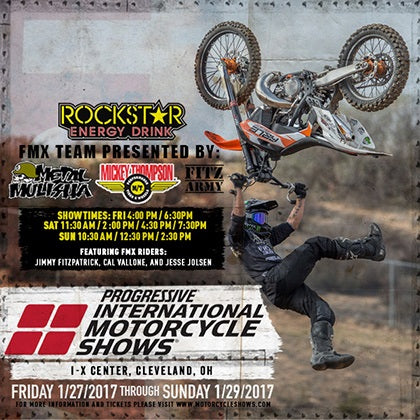 METAL MULISHA FITZ ARMY PERFORMING AT THE INTERNATIONAL MOTORCYCLE SHOW IN CLEVELAND