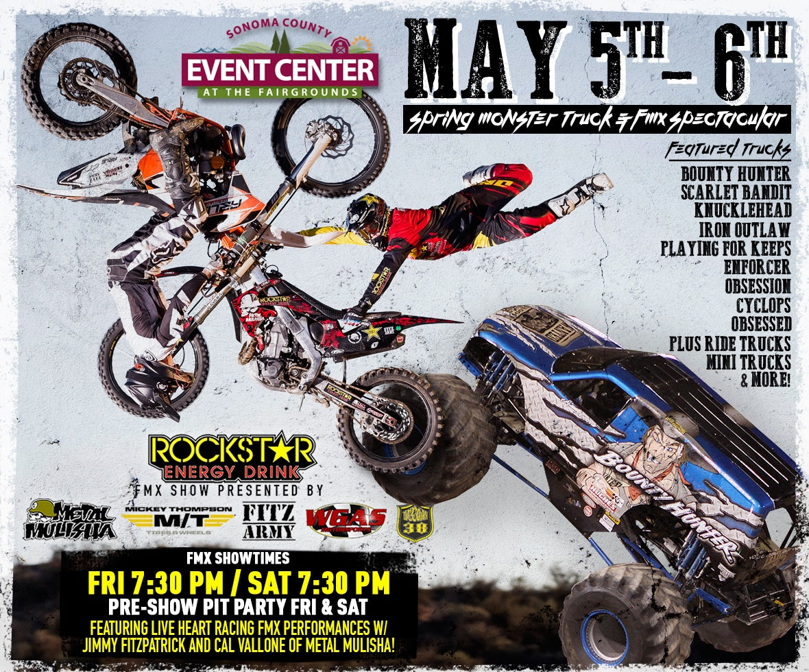 FITZ ARMY AT SPRING MONSTER TRUCK AND FMX SPECTACULAR MAY 5-6