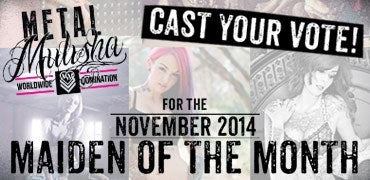 VOTE FOR NOVEMBER MAIDEN OF THE MONTH