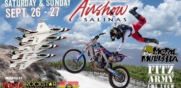 METAL MULISHA FITZ ARMY FMX SHOW PERFORMING AT SALINAS AIR SHOW