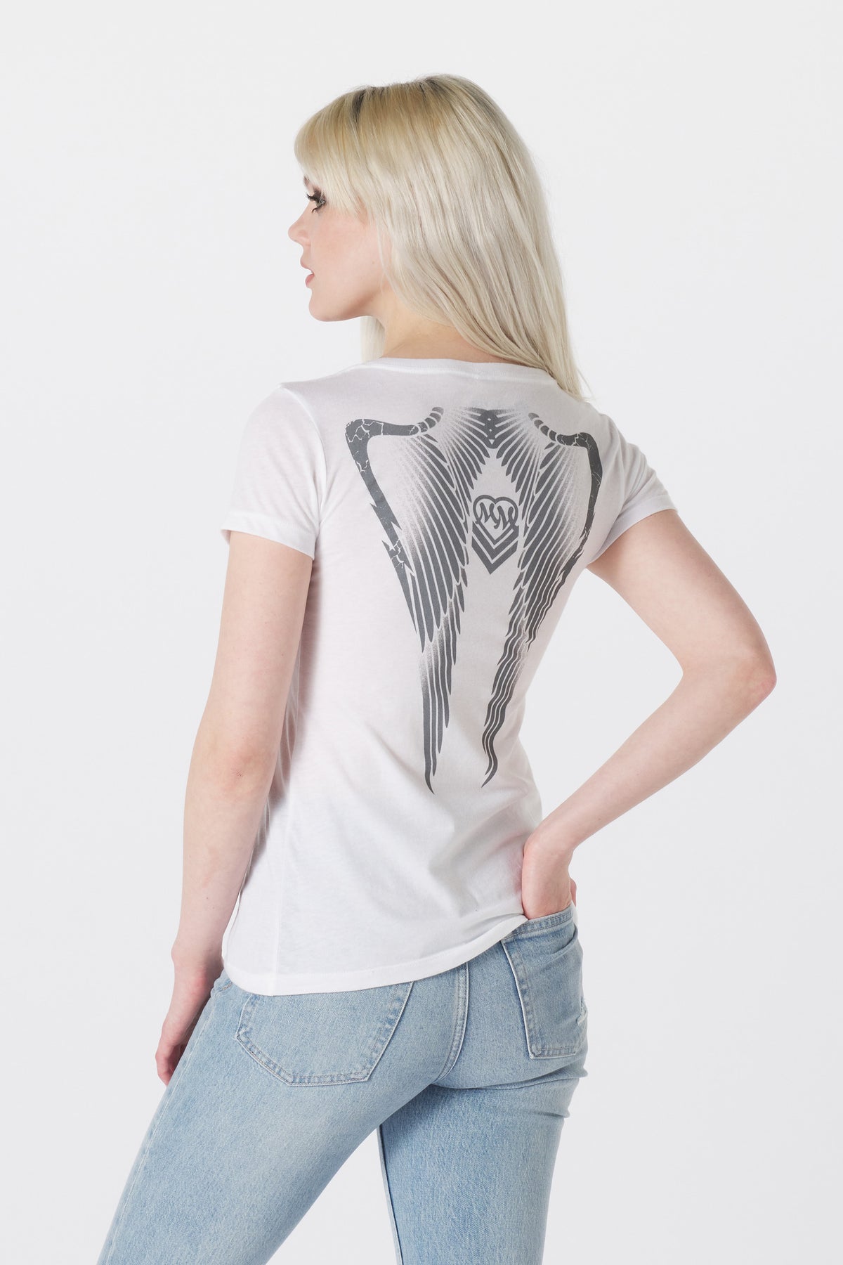 ACES HIGH V-NECK SLIM FIT TEE