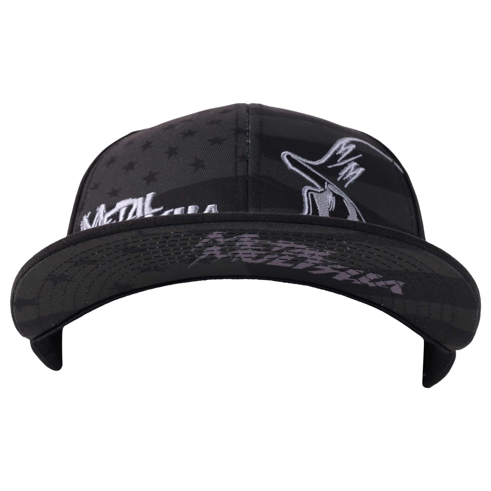 Metal Mulisha D-Day Flex Hat - American Flag Design Adjustable Cap