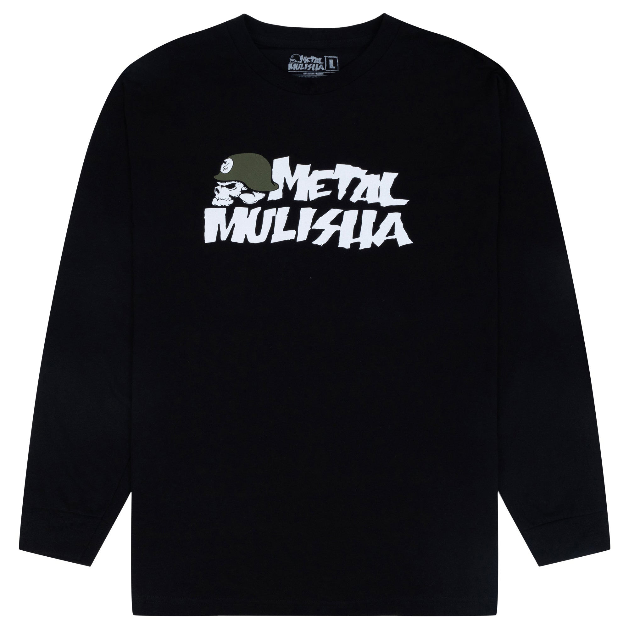 Alstyle Classic Long Sleeve T-Shirt - Black, Medium, 100% Cotton, Pull On Closure, Machine Wash