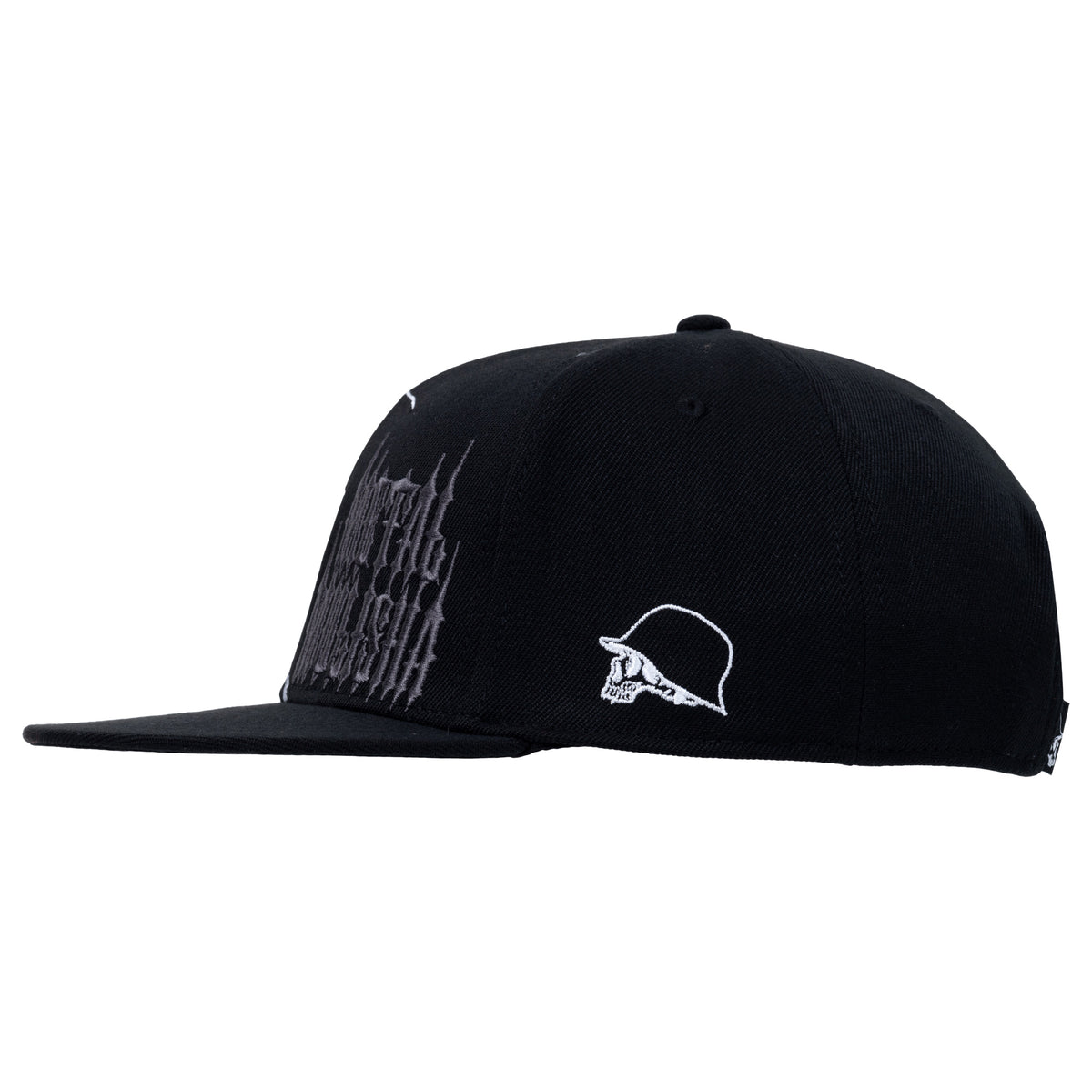 STRAPPED SNAPBACK HAT