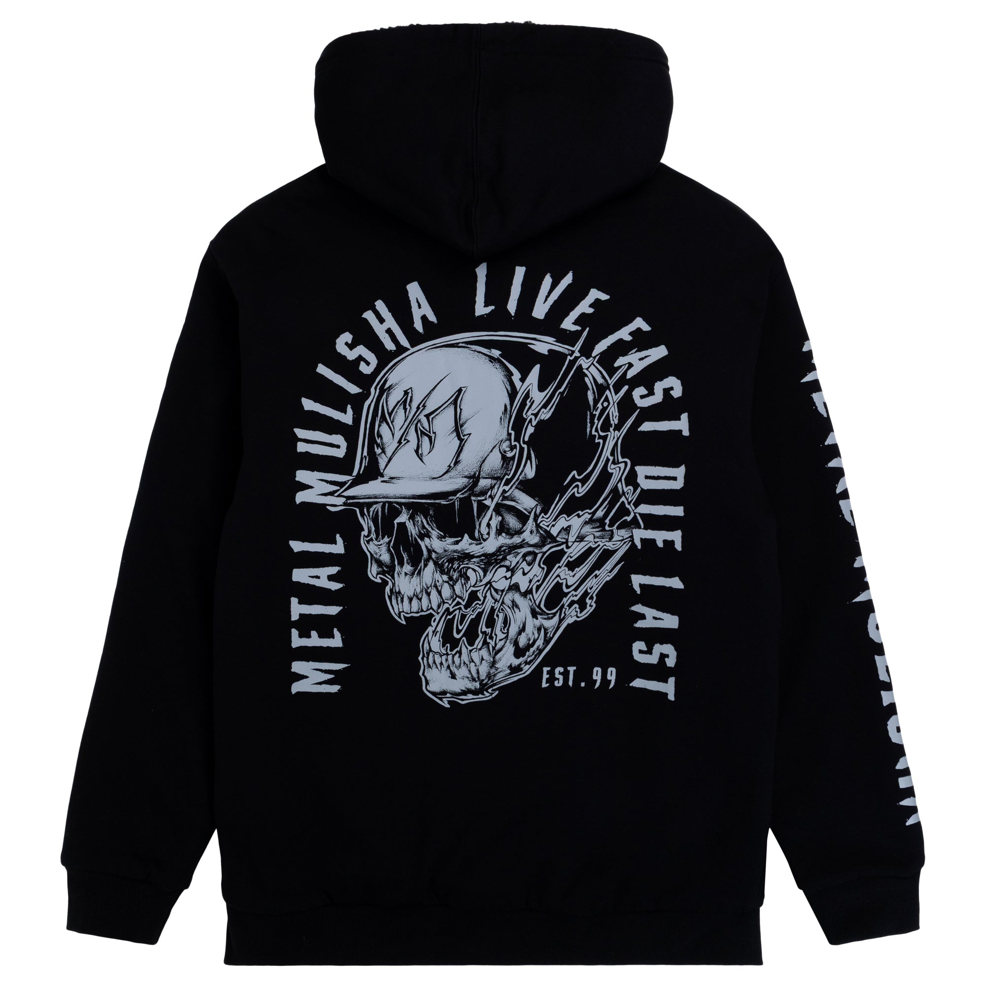 HERMH ブラックメタル　BLACKL SMOKING SHERPA ZIP HOODIE | Metal Mulisha
