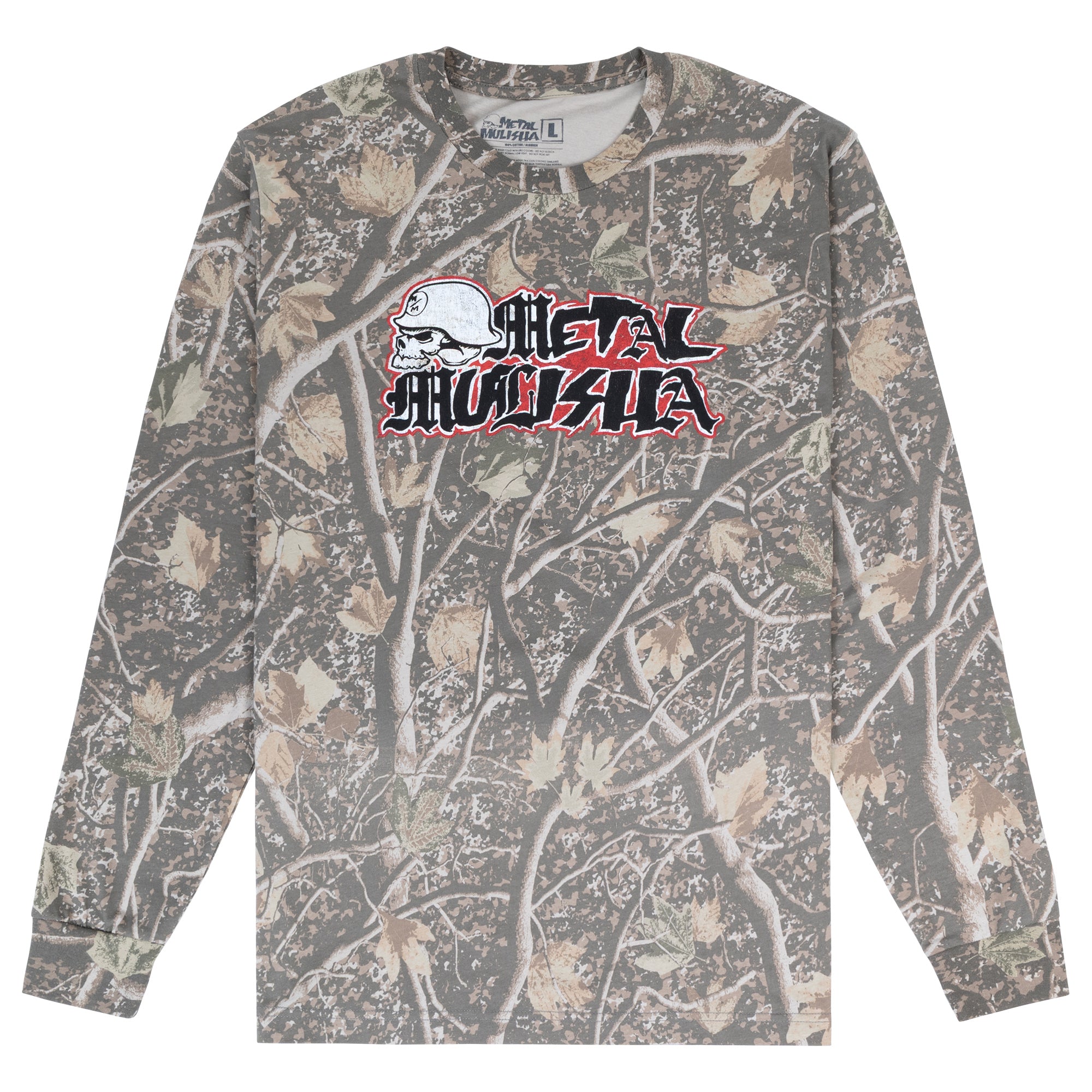OLD ENGLISH CAMO LS TEE