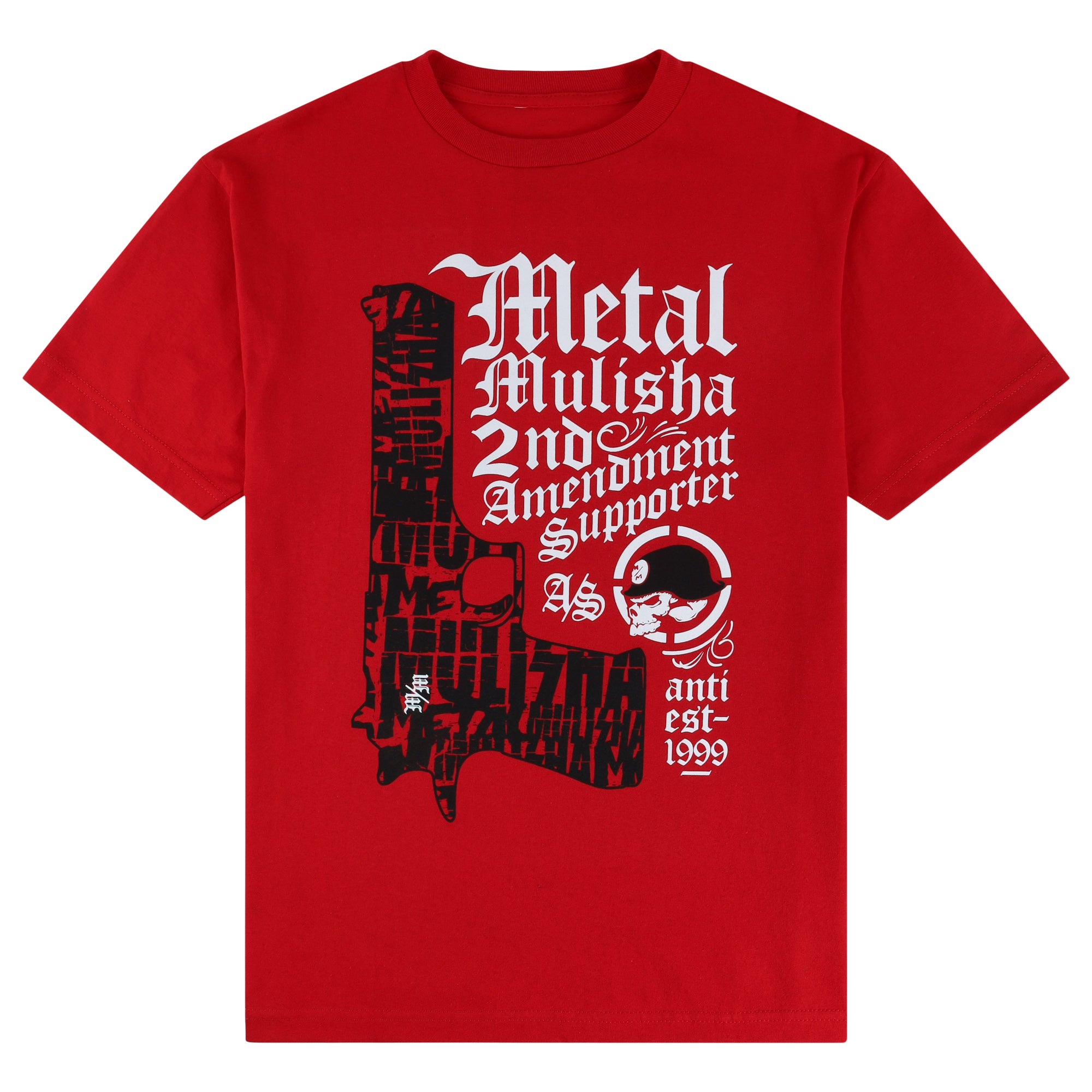 Metal Mulisha 2nd Amendment Supporter Tee Red