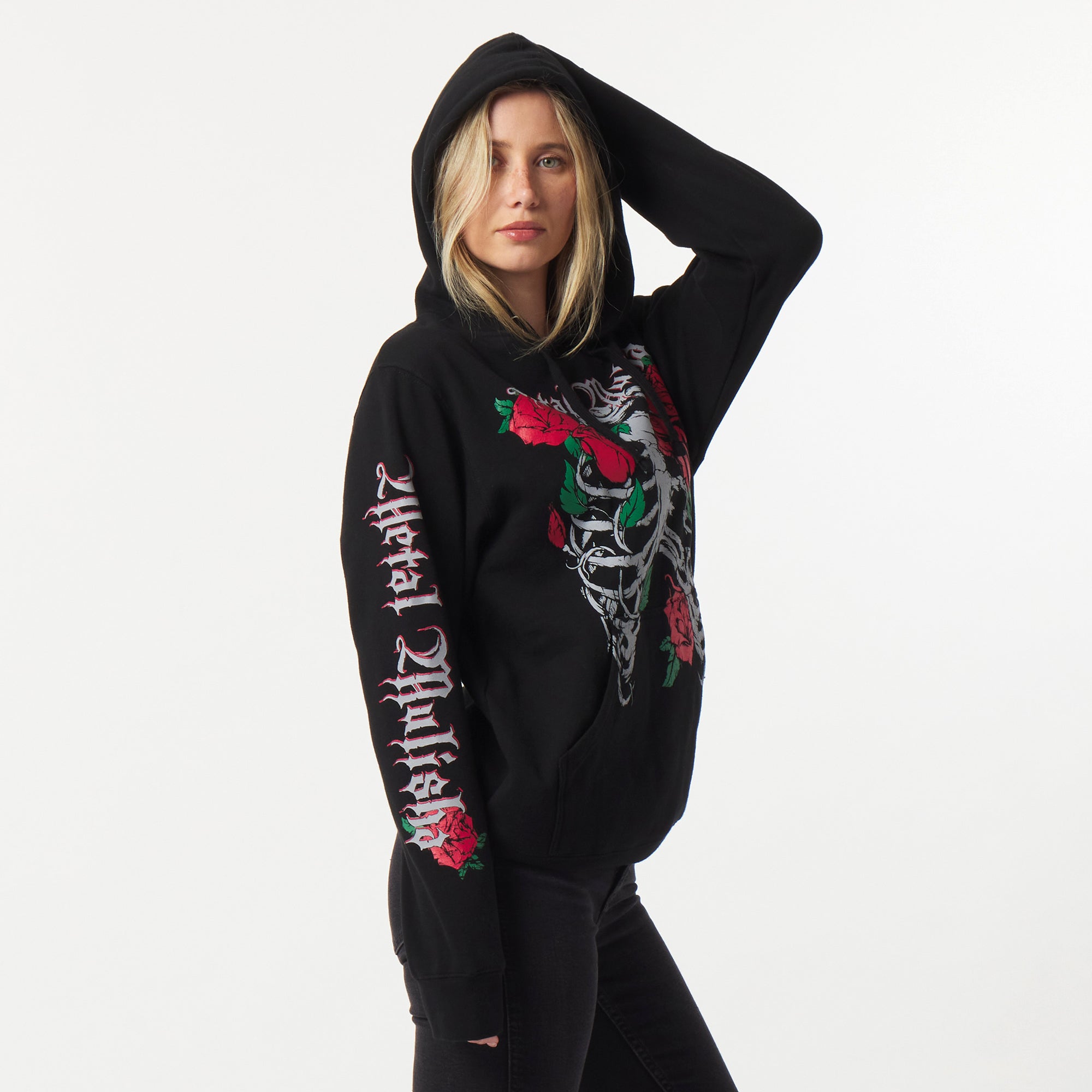 BONEZ OVERSIZED PULLOVER HOODIE | Metal Mulisha