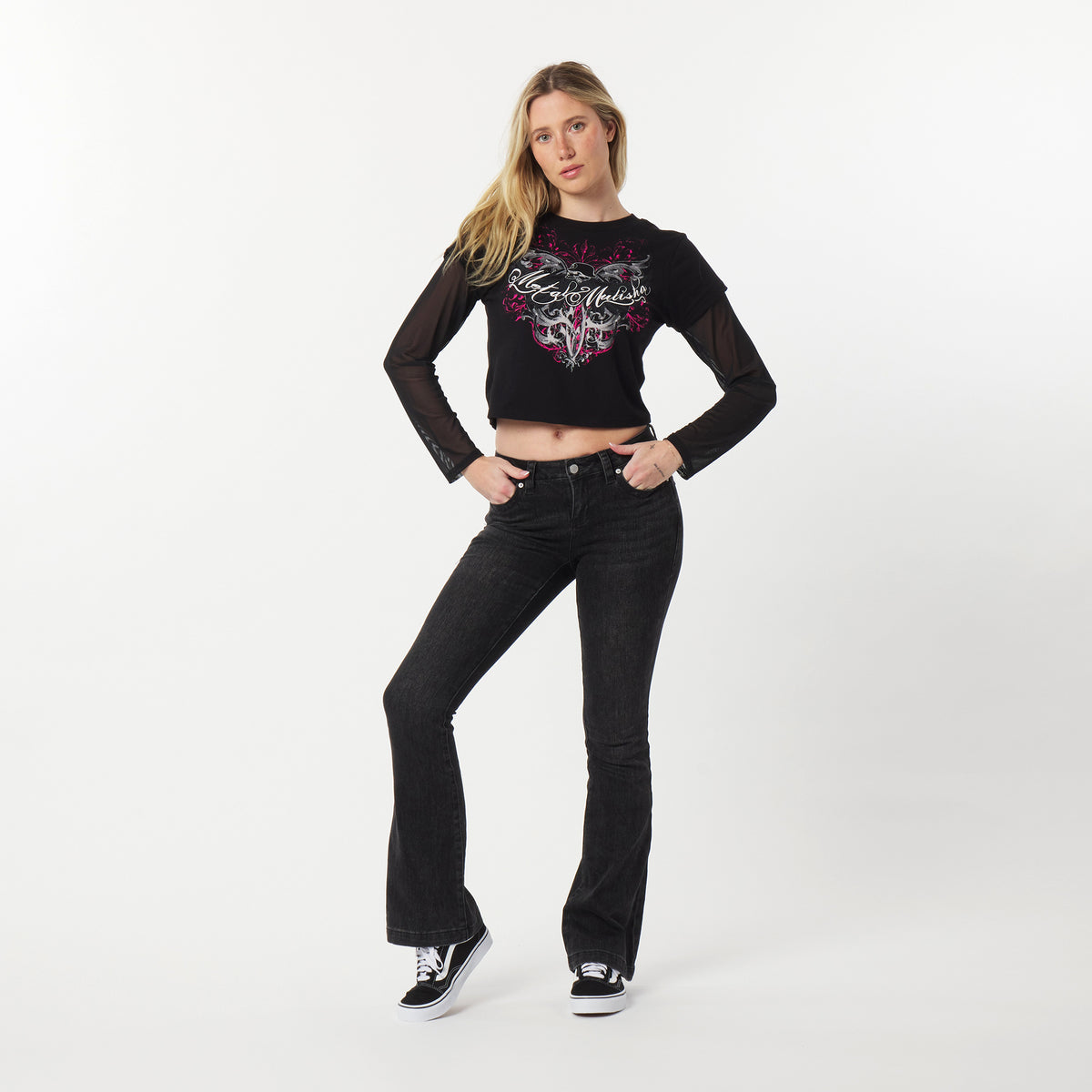 PATINA CROPPED LS TWO-FER