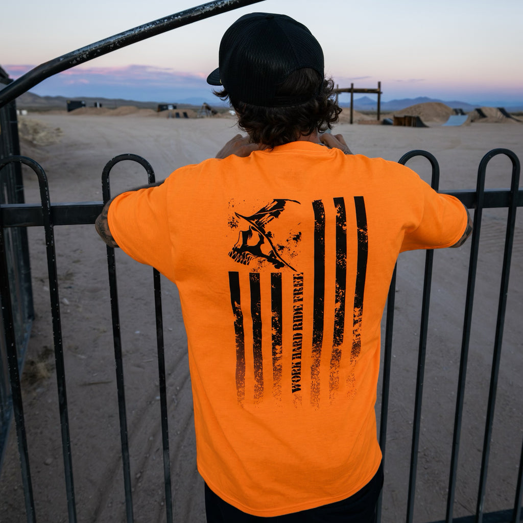 WORK HARD RIDE FREE TEE