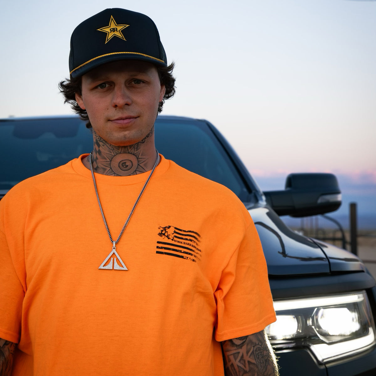 WORK HARD RIDE FREE TEE