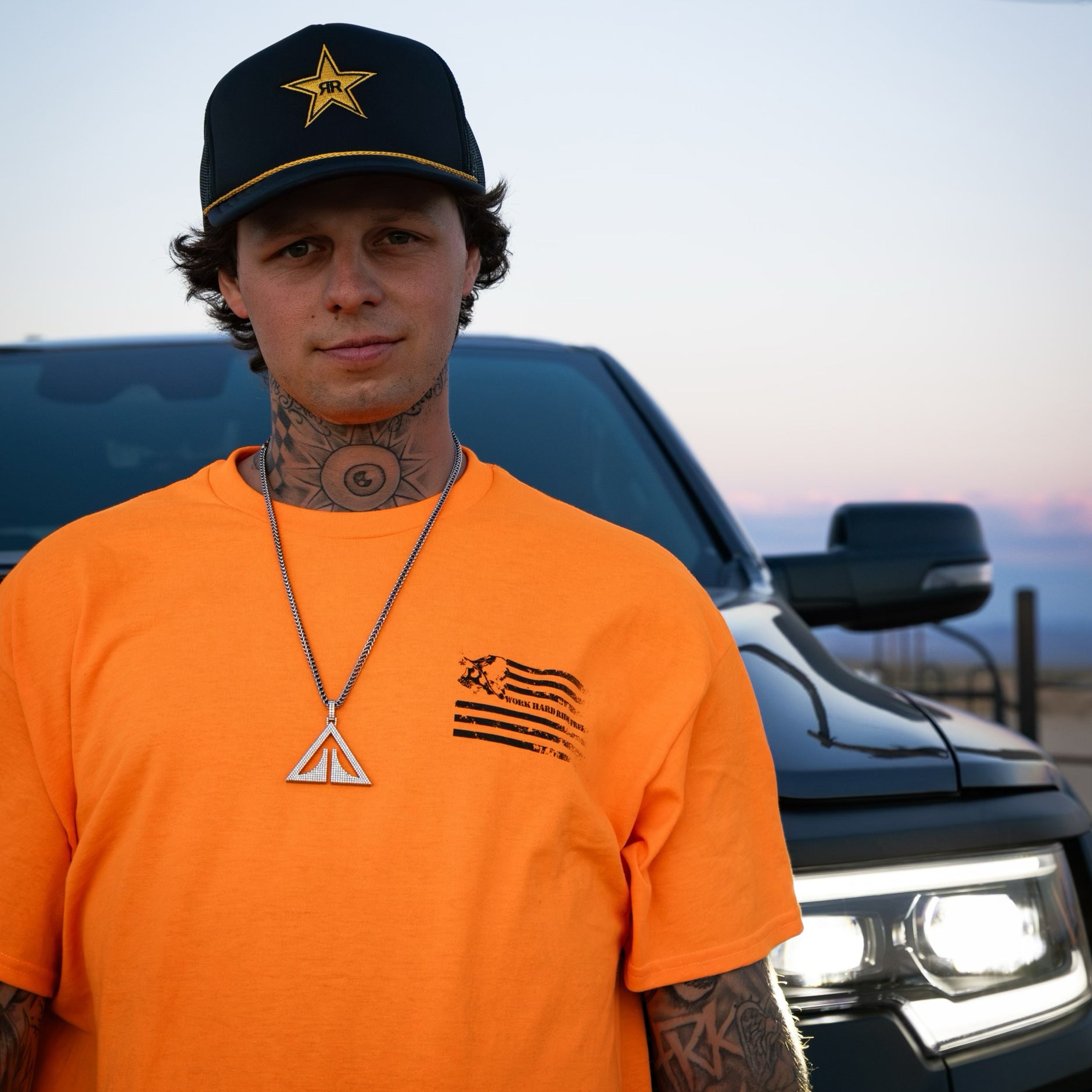 WORK HARD RIDE FREE TEE