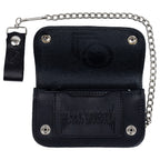 BIKER LEATHER CHAIN WALLET MADE IN USA