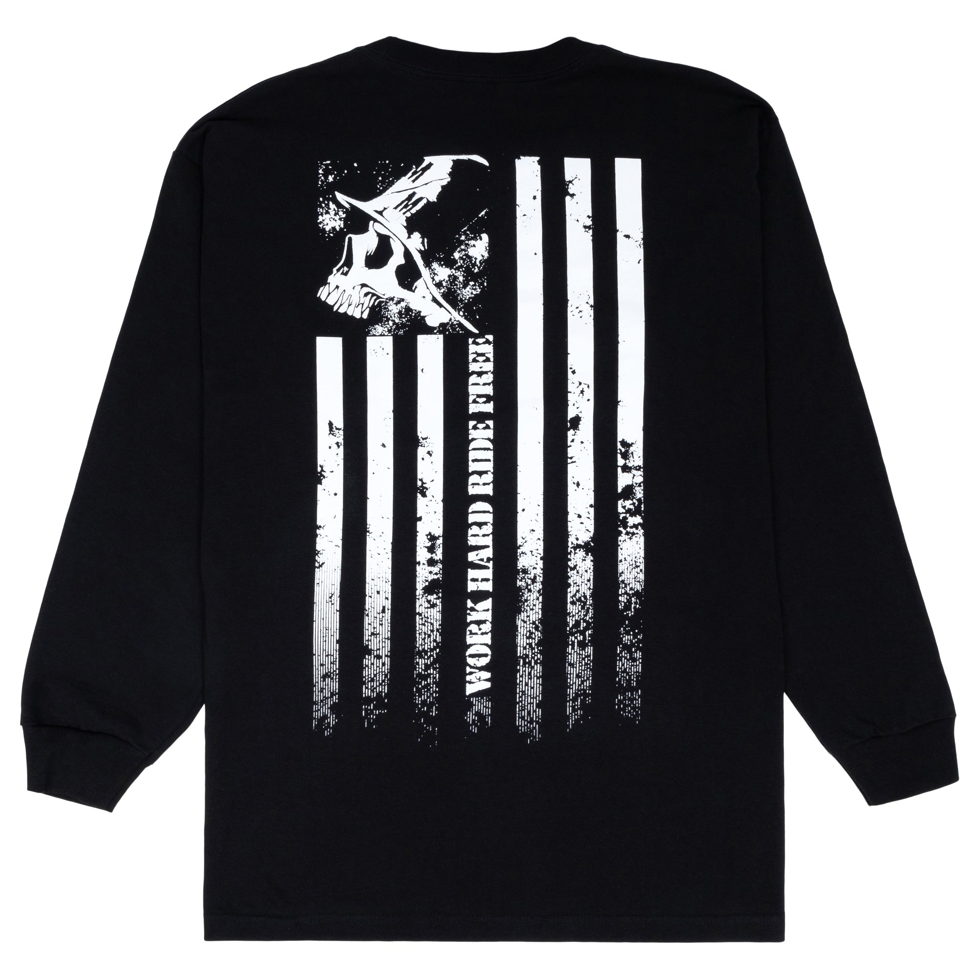 WORK HARD RIDE FREE LS TEE | Metal Mulisha