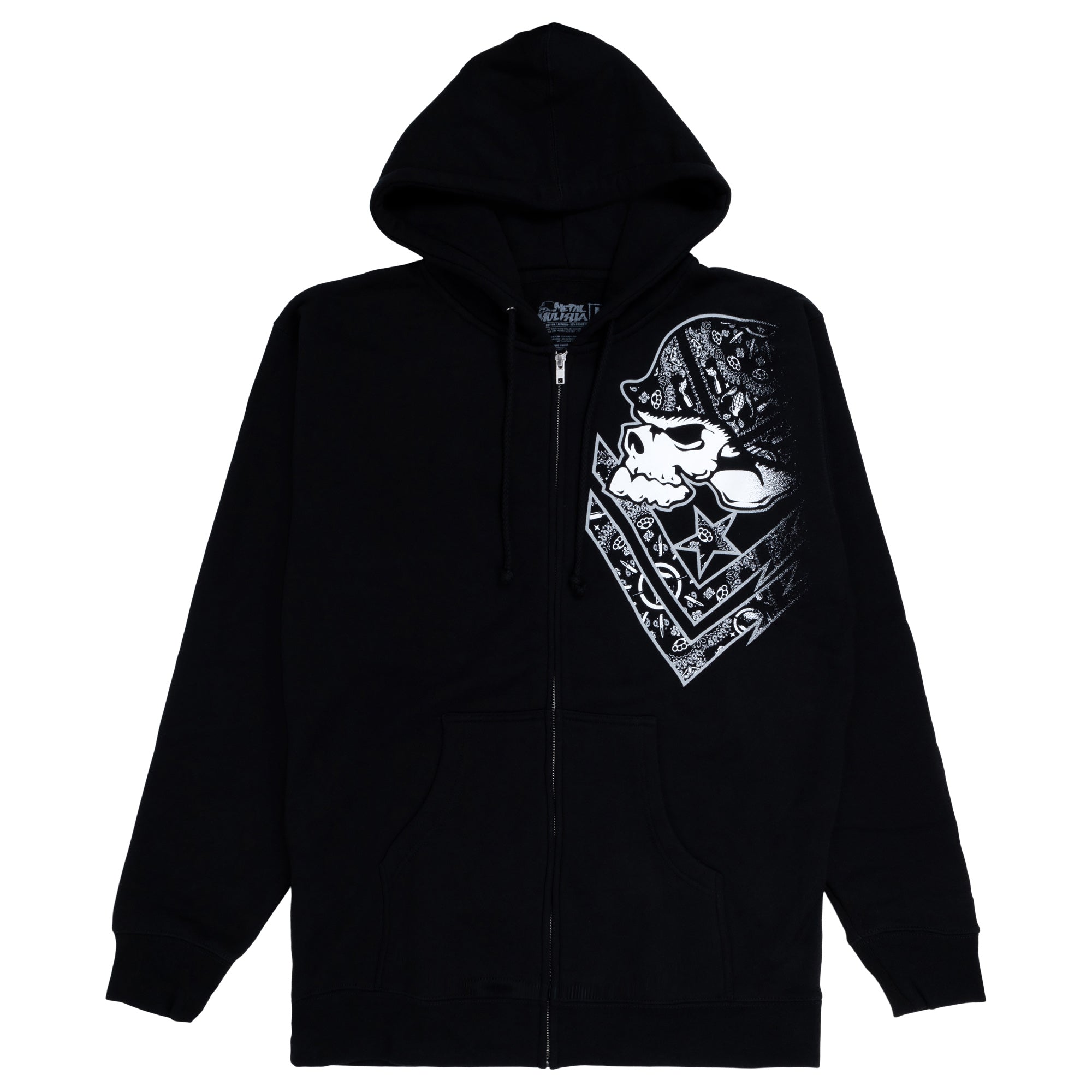 L MULISHA ジップパーカー GUARD HEAVY ZIP HOODIE