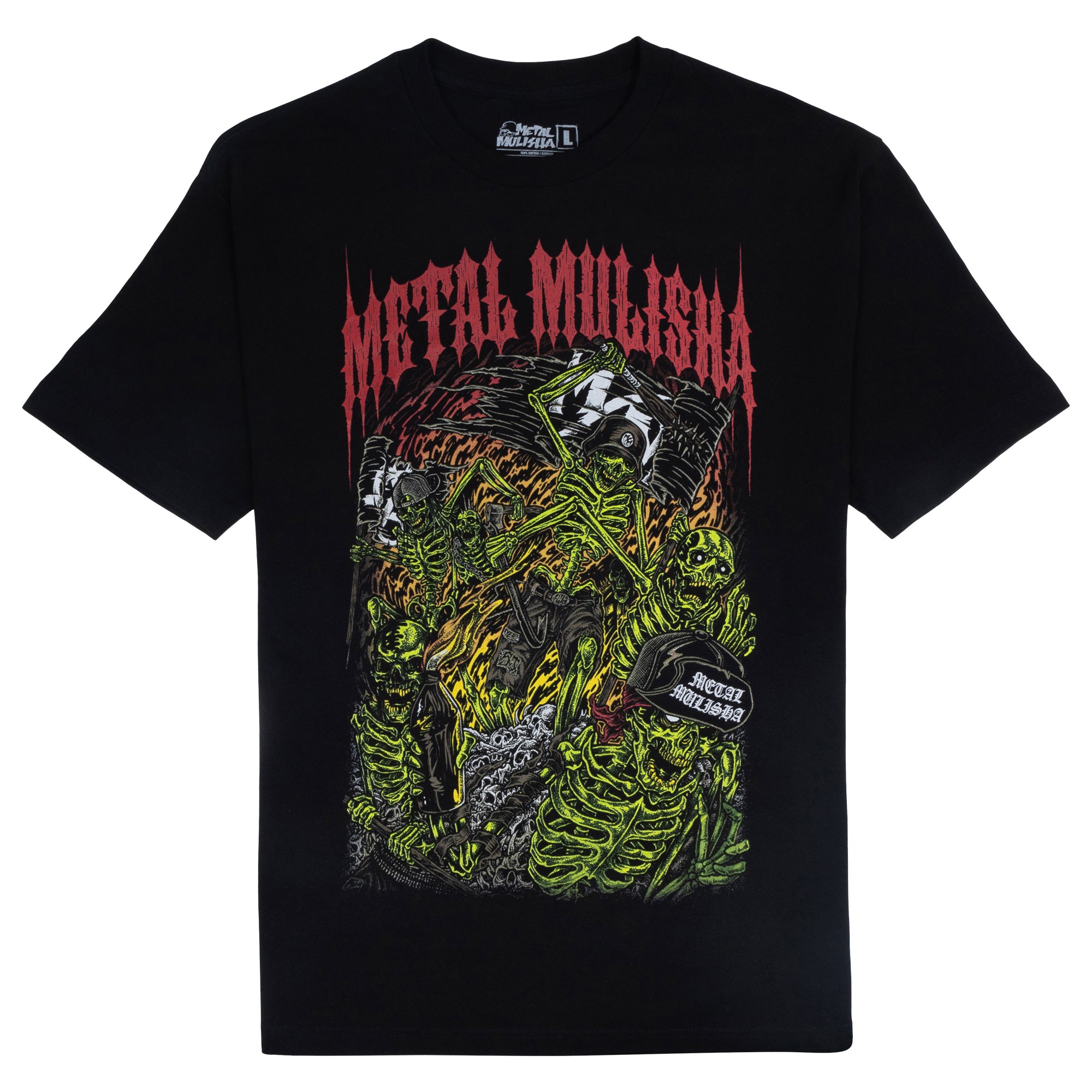 The BONEZ Logo Tee 黒 RIZE Dragon Ash L Straight Up Tour Tee The BONEZ x Dragon Ash Memberの着用写真
