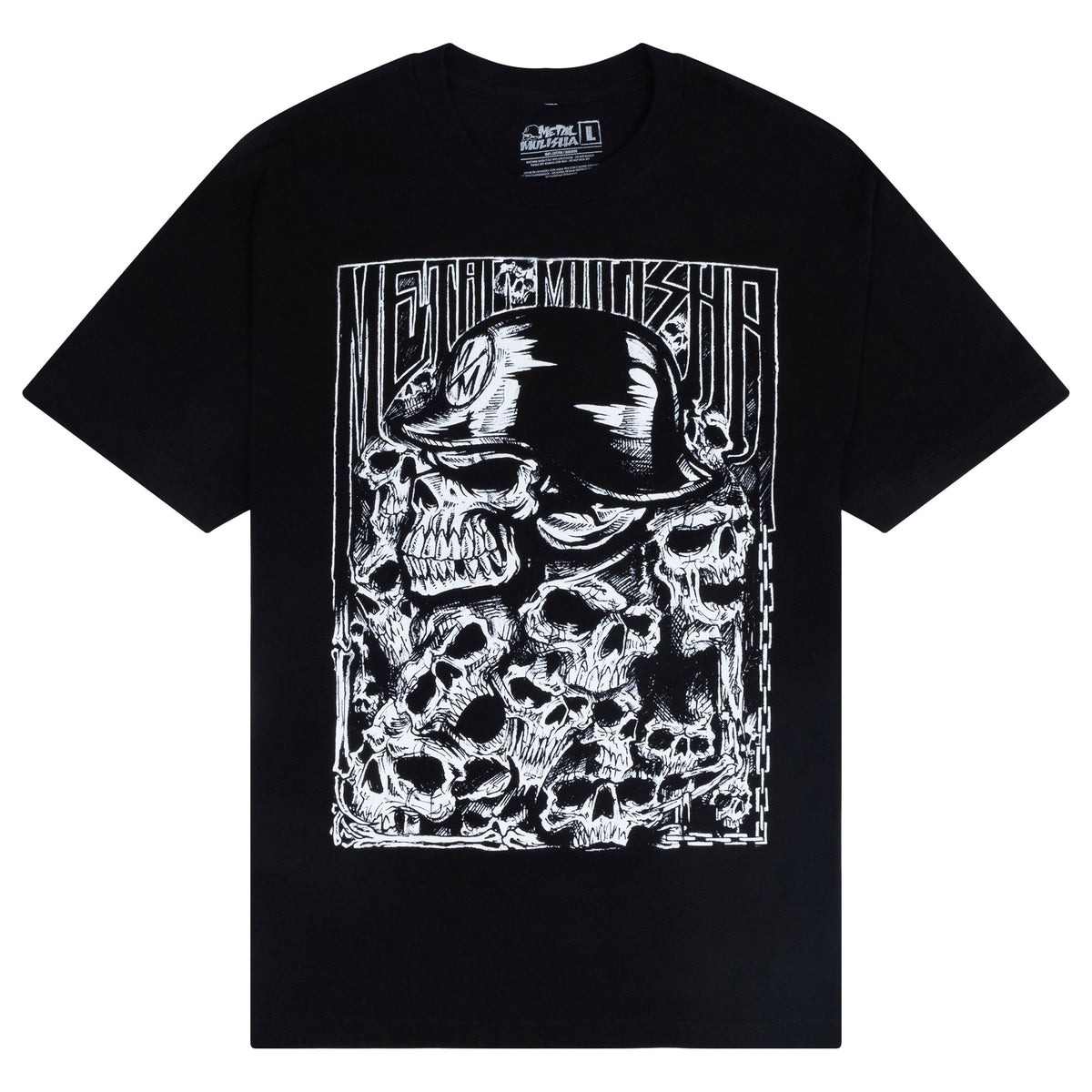 Metal Mulisha Maglietta Uomo – Nero, Taglia XXL, Stampa Frontale