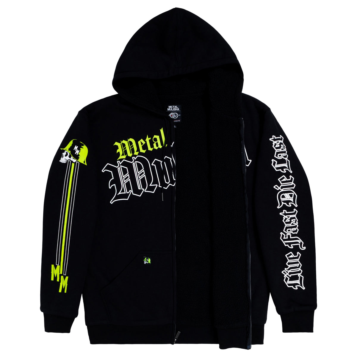 CRANKED SHERPA ZIP HOODIE