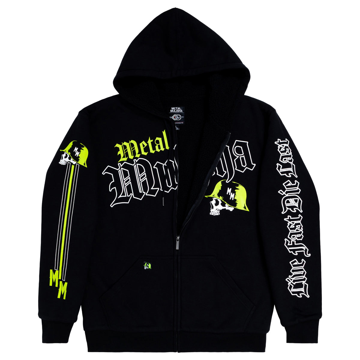 CRANKED SHERPA ZIP HOODIE