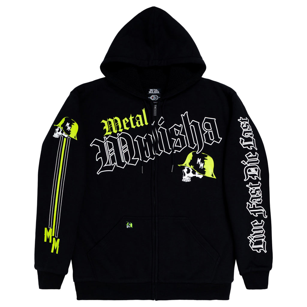 CRANKED SHERPA ZIP HOODIE