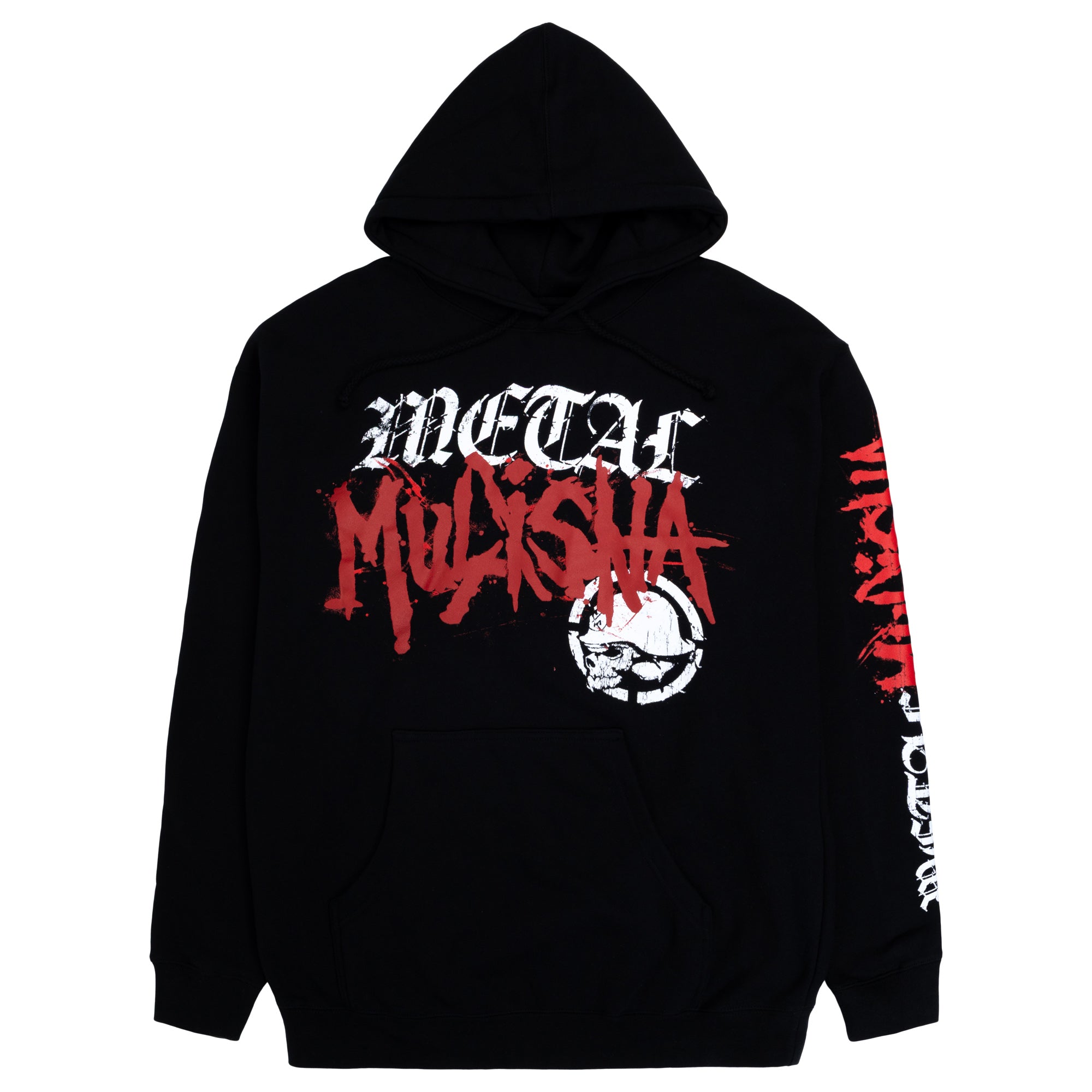 Age Factory mental wealth フーディ ブラック DEFACED HEAVY HOODIE | Metal Mulisha