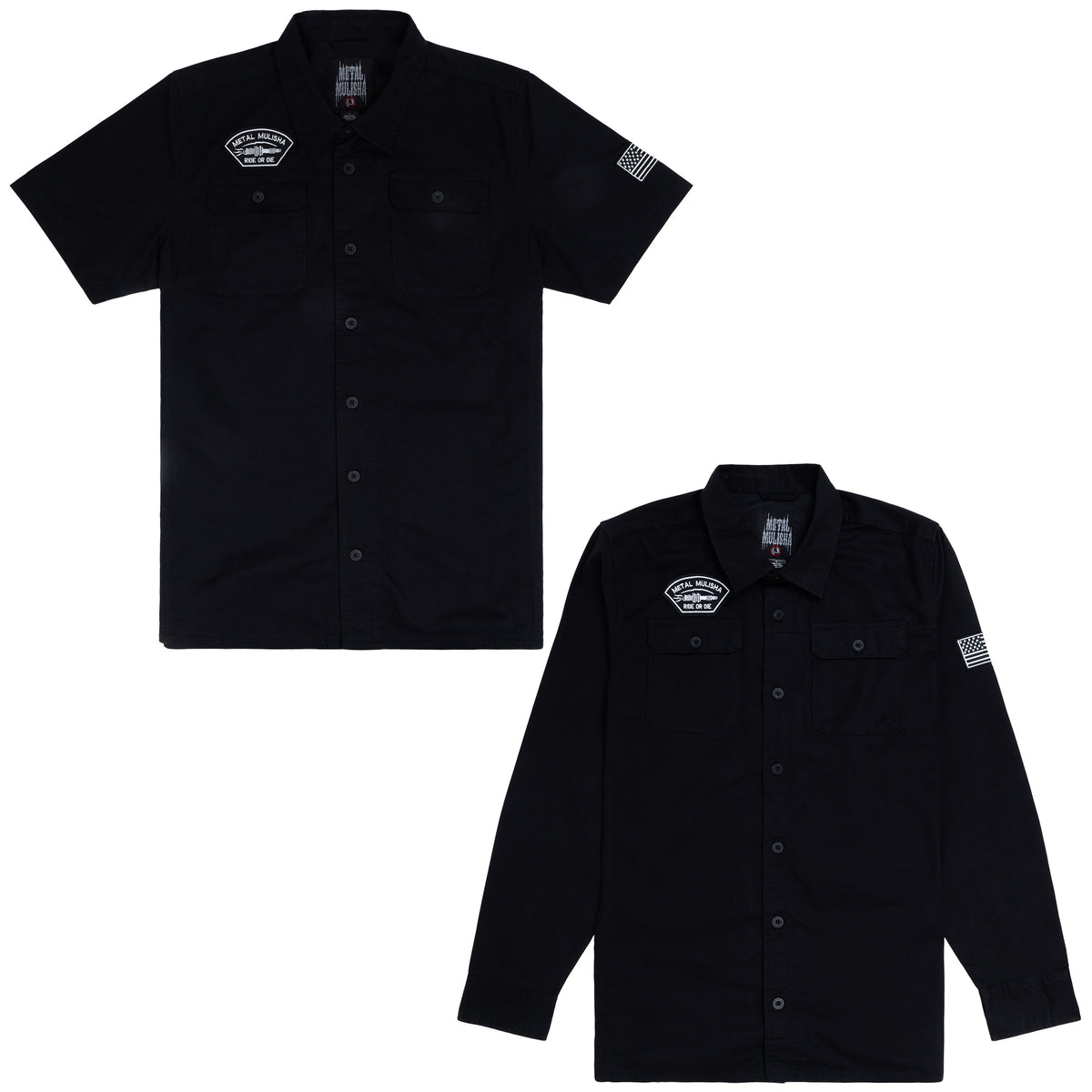 PITS WOVEN WORK SHIRT 2-PACK