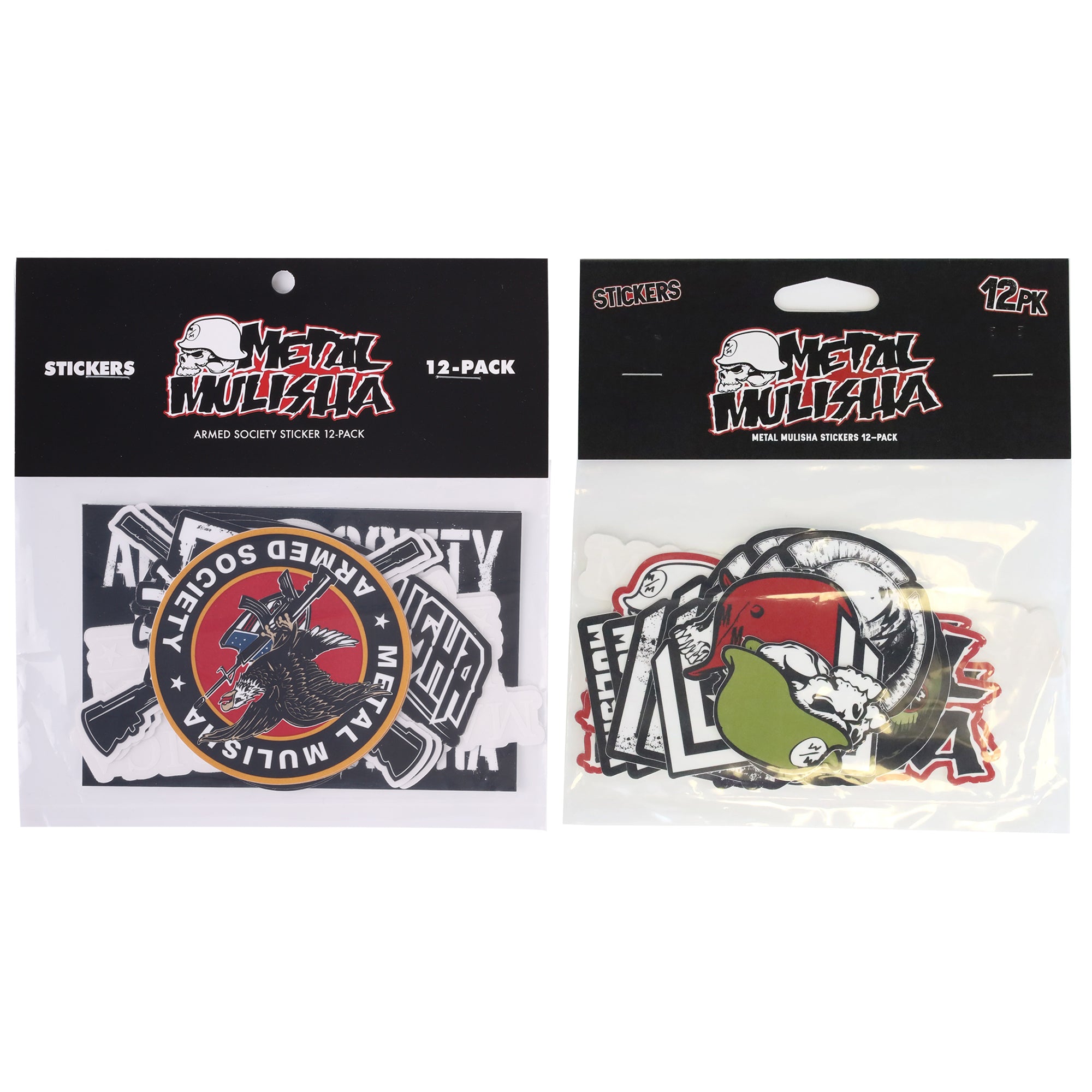 Metal Mulisha Stickers 8-inch Iconoclast -- Black Stickers --Free Shipping